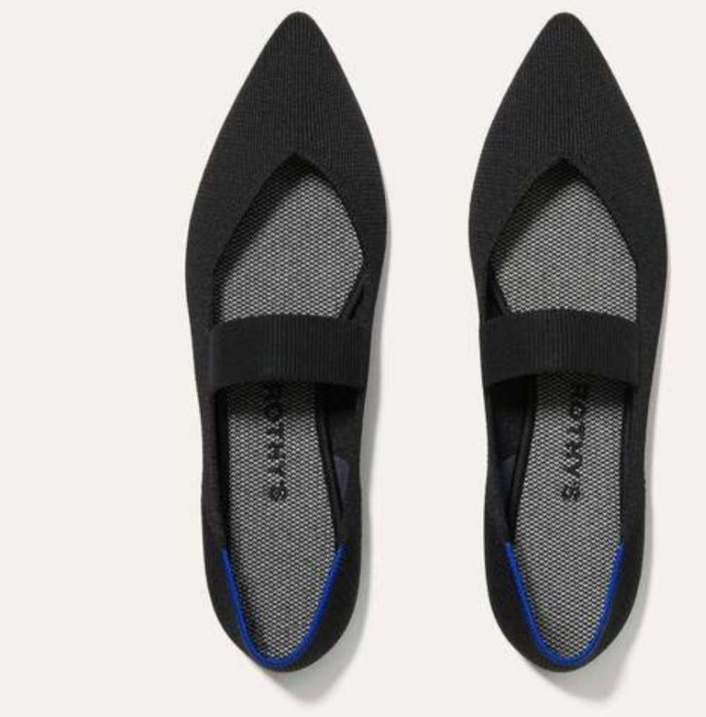 ROTHY'S Women's Black and Blue Flats